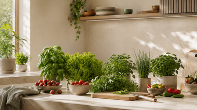 Potager intérieur : 8 plantes faciles à cultiver chez soi