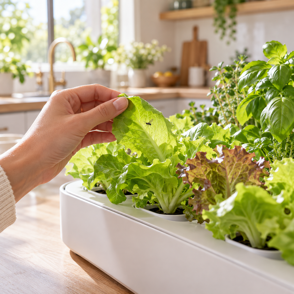 Moucherons autour d’un potager hydroponique : d’où viennent-ils et comment s’en débarrasser ?