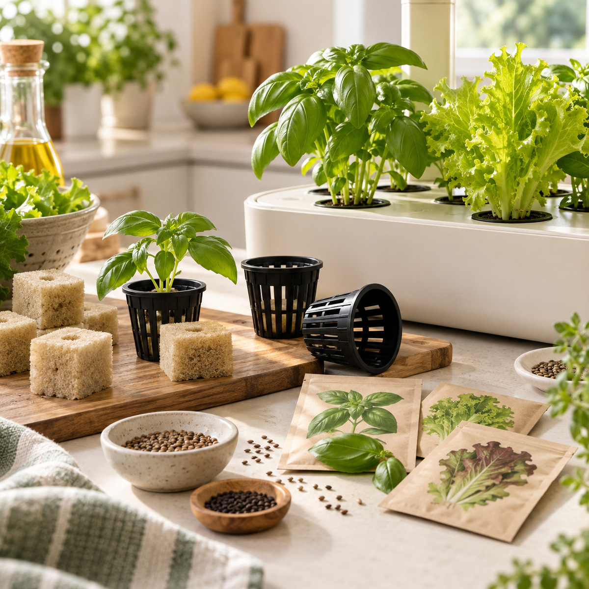 Pourquoi choisir un potager hydroponique qui vous laisse le choix ?