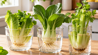 Which vegetables can grow in water?