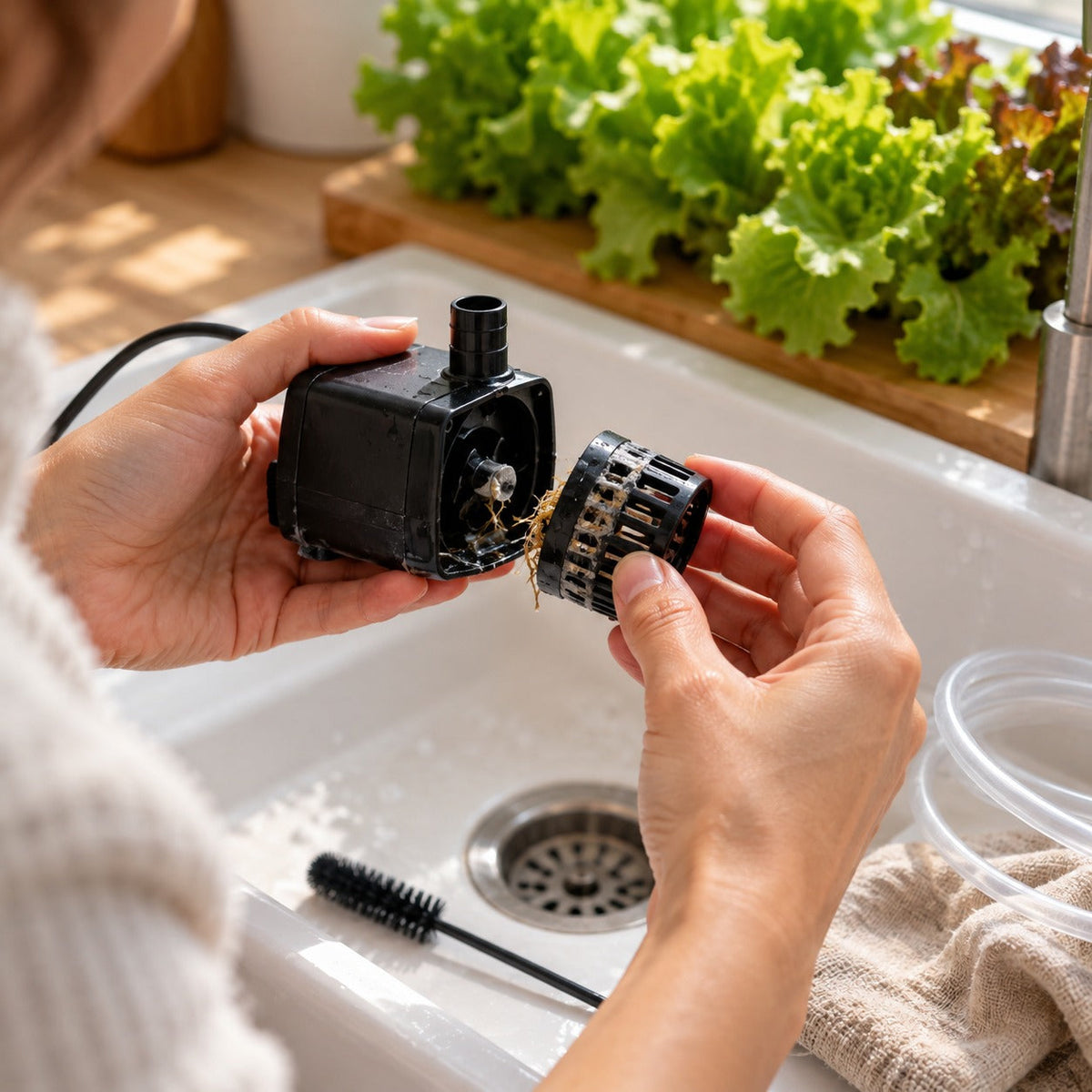 Pompe du potager hydroponique en panne : que vérifier ?