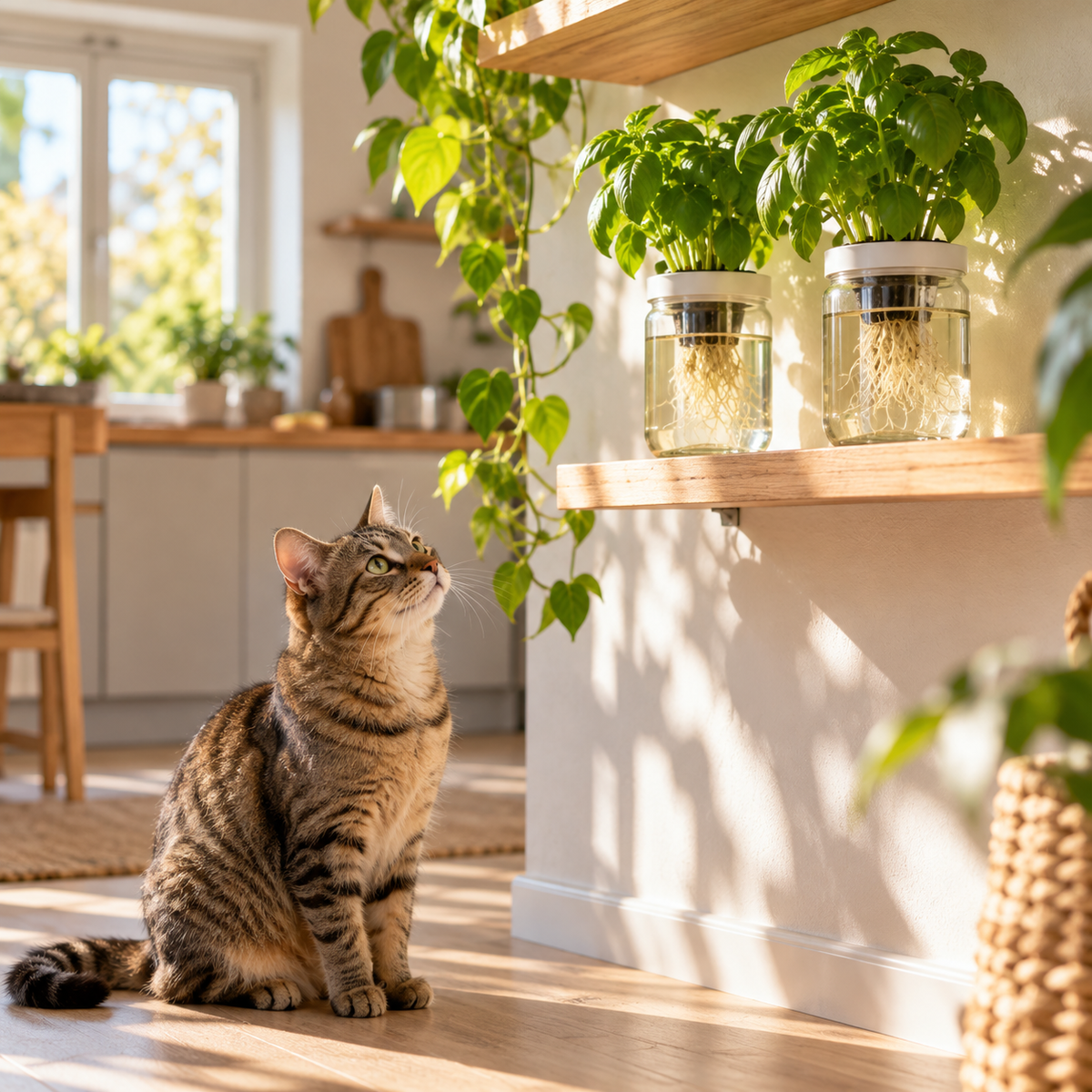 Potager intérieur et chat : comment protéger vos plantes et votre animal ?