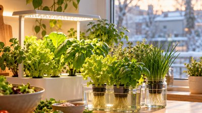 Potager intérieur en hiver : que peut-on vraiment cultiver chez soi ?
