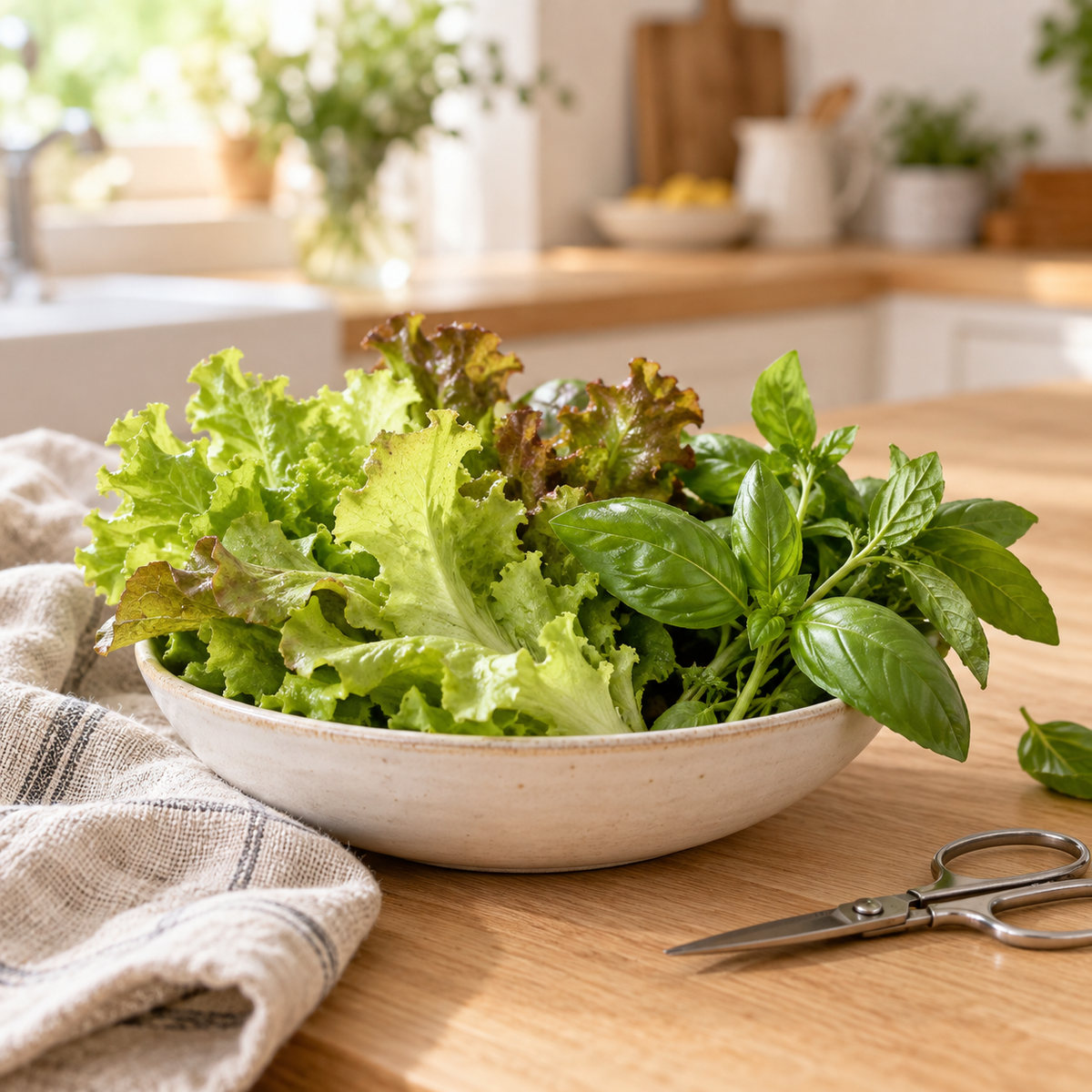 Récolter son potager intérieur : quand couper et comment favoriser la repousse ?