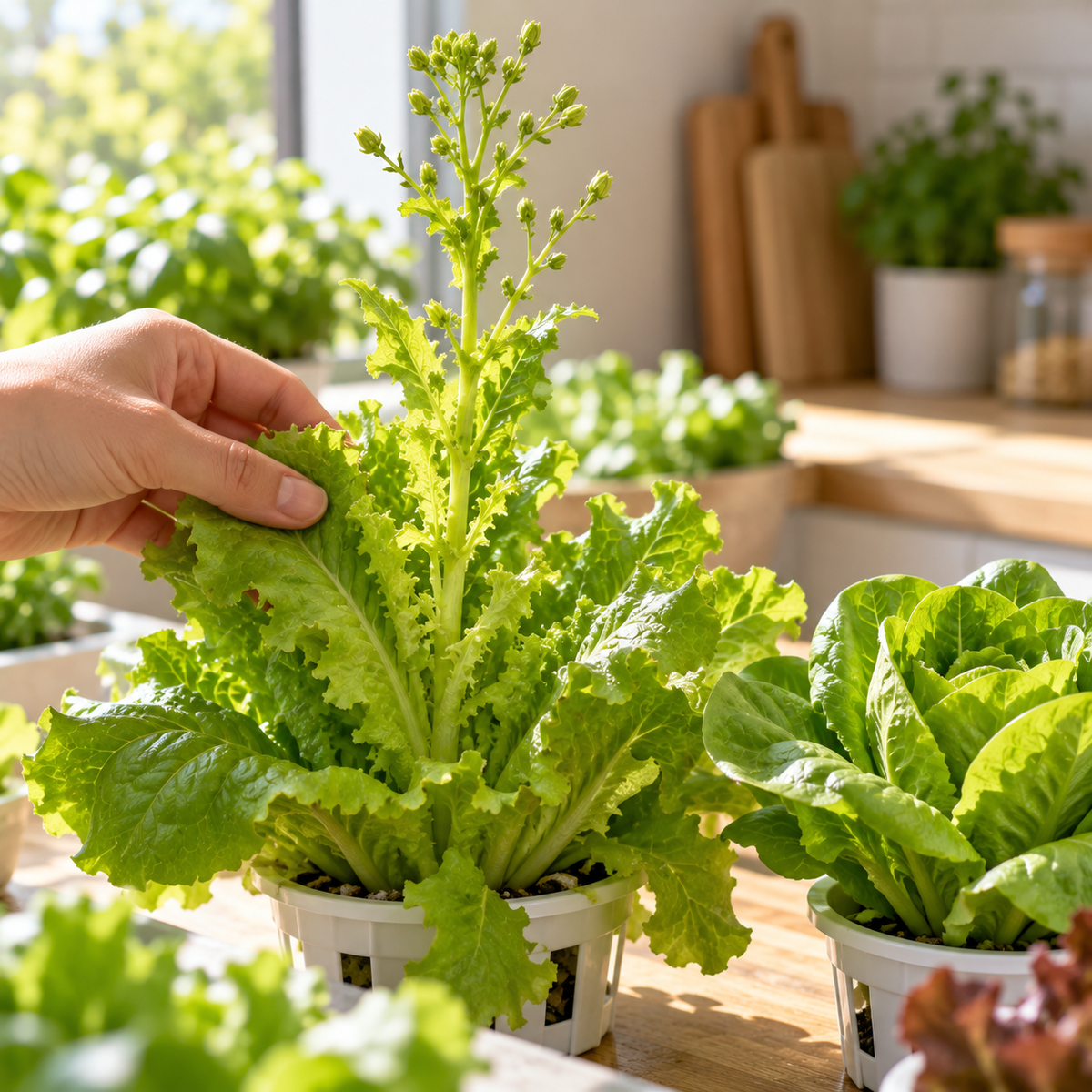 Salade qui monte en graines : pourquoi et que faire ?