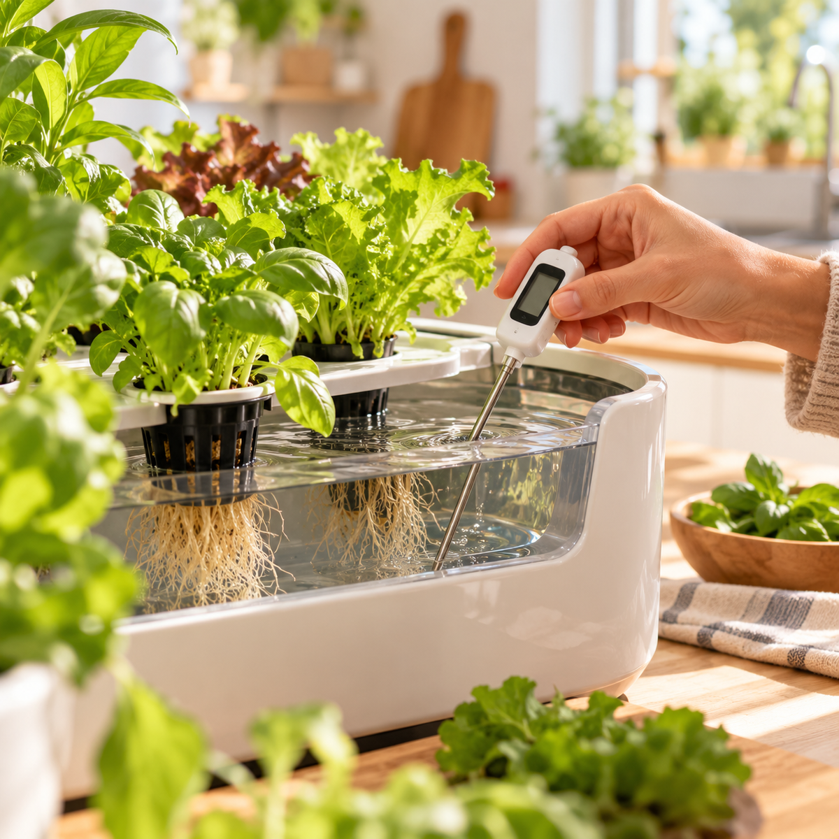 Température de l’eau en hydroponie : quelle valeur viser dans un potager intérieur ?