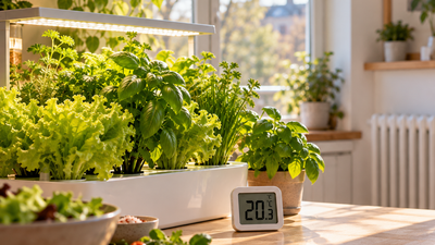 Potager intérieur : quelle température idéale dans la maison ?