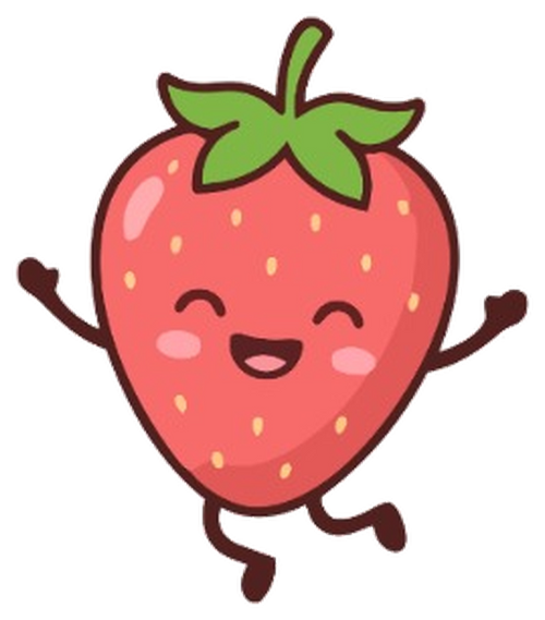 Mascotte fraise Belverdia