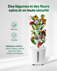 Verdia Plus, tour hydroponique verticale — vue de profil